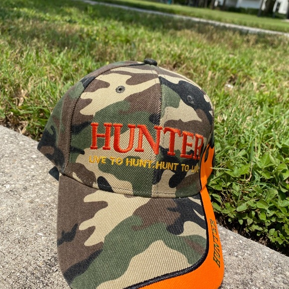 Adjustable Hunter Live To Hunt, Hunt Lo Live Hat | Embroidery Camo Hats - Picture 3 of 3